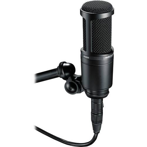 Audio Technica AT2020 Cardioid Condenser Studio XLR Microphone