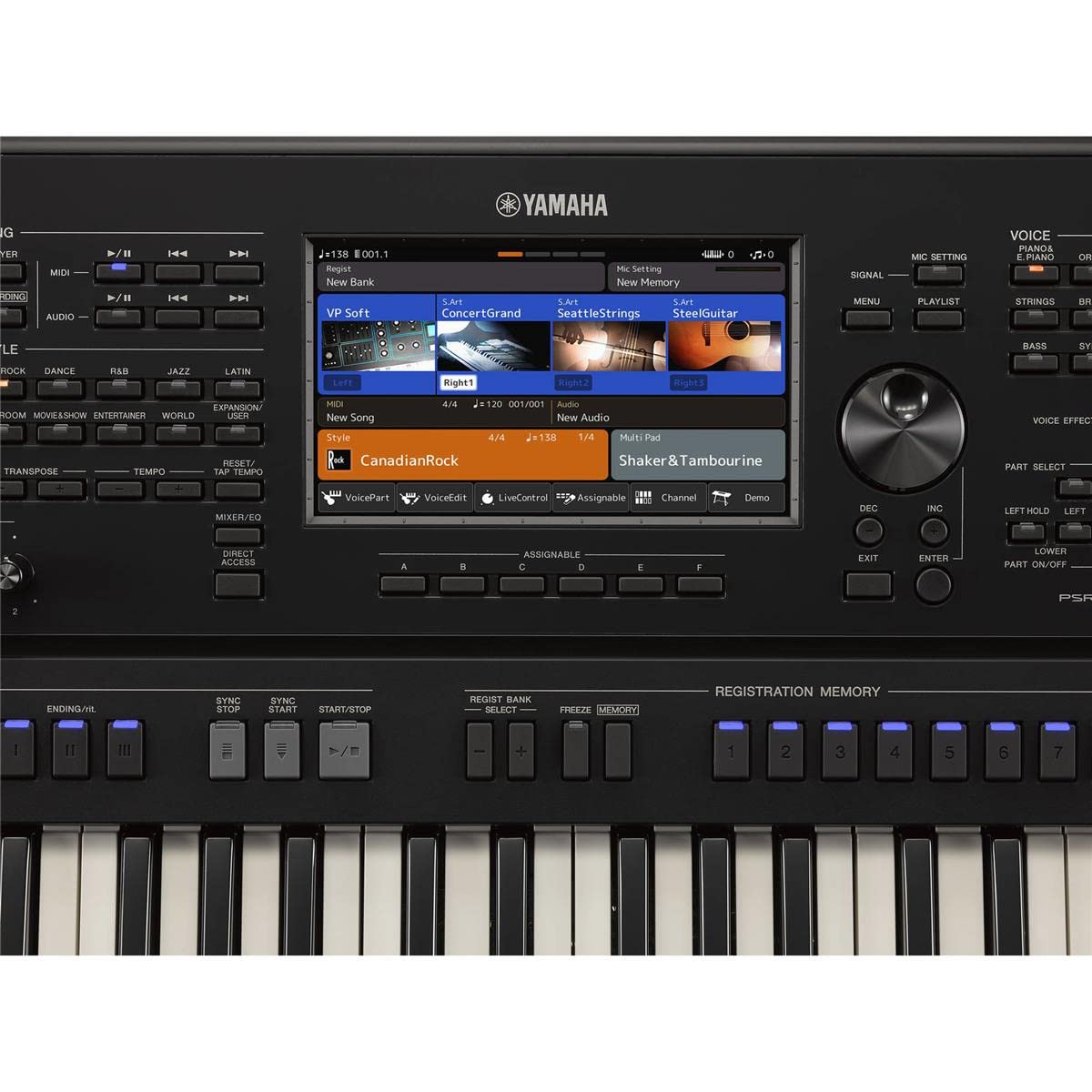 Yamaha PSR-SX700 Portable Keyboard [with AC Adapter]