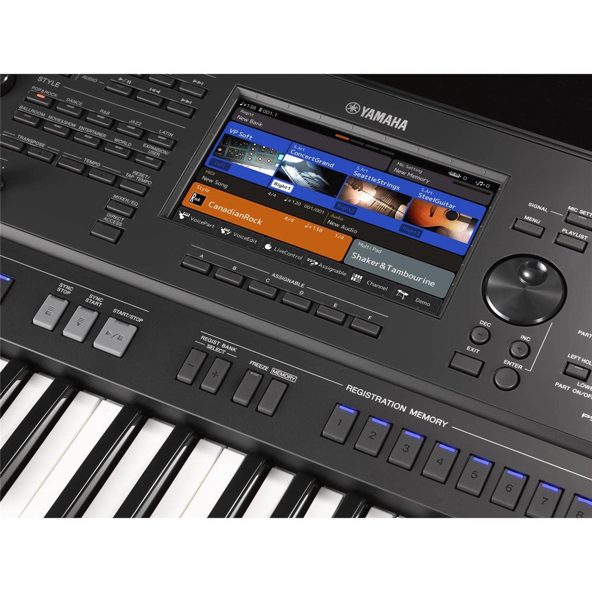 Yamaha PSR-SX700 Portable Keyboard [with AC Adapter]