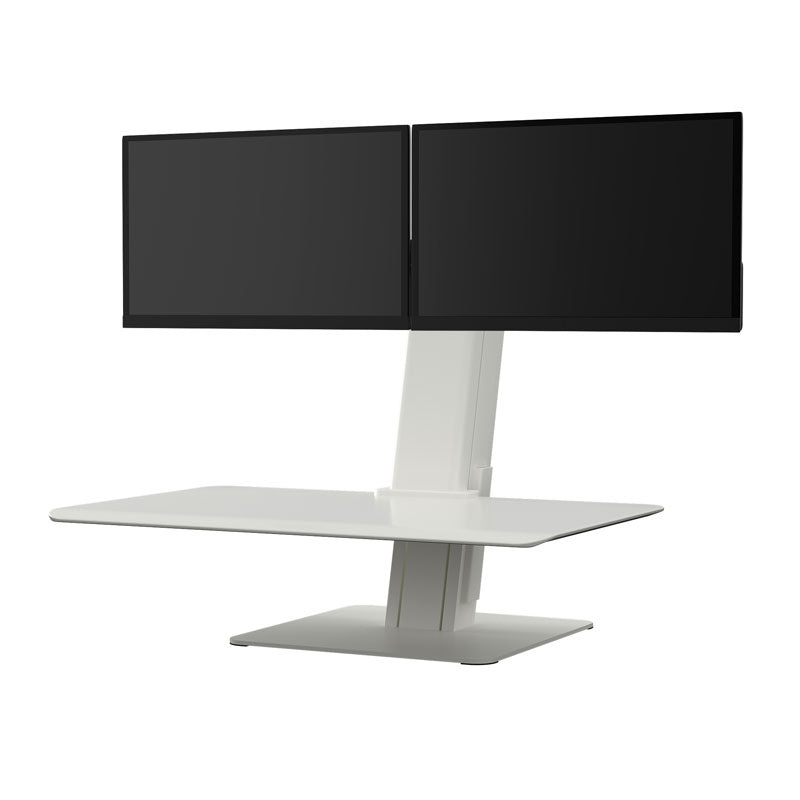 Humanscale QuickStand Eco Dual Monitor Sit-Stand Desk Converter [2nd Generation]