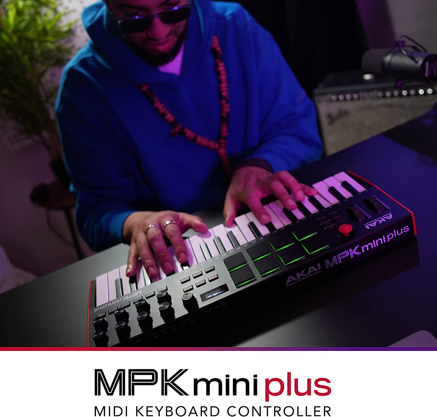 AKAI 專業MPK Mini Plus MIDI 鍵盤– Langya Tech