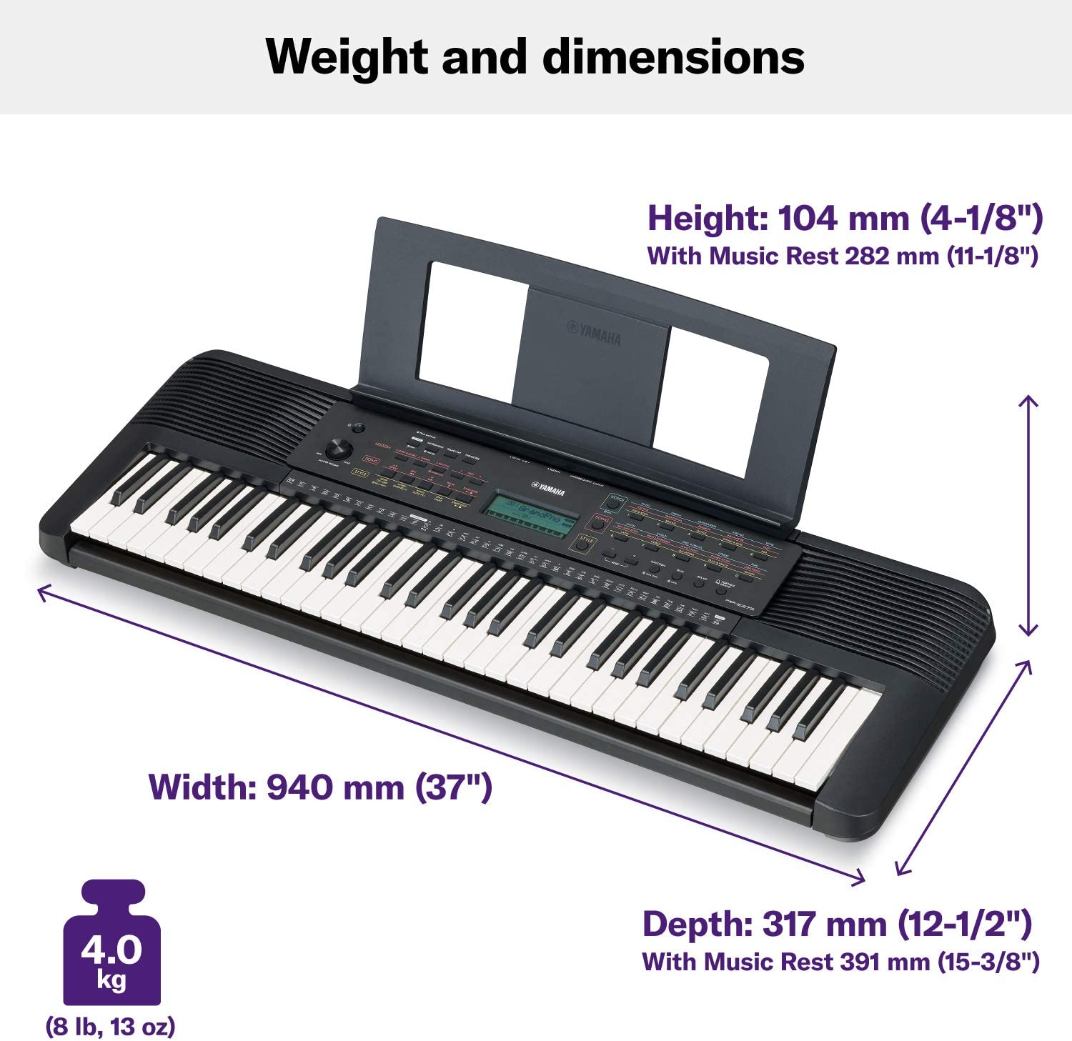 Yamaha PSR-E273 Portable Keyboard [with AC Adapter] – Langya Tech